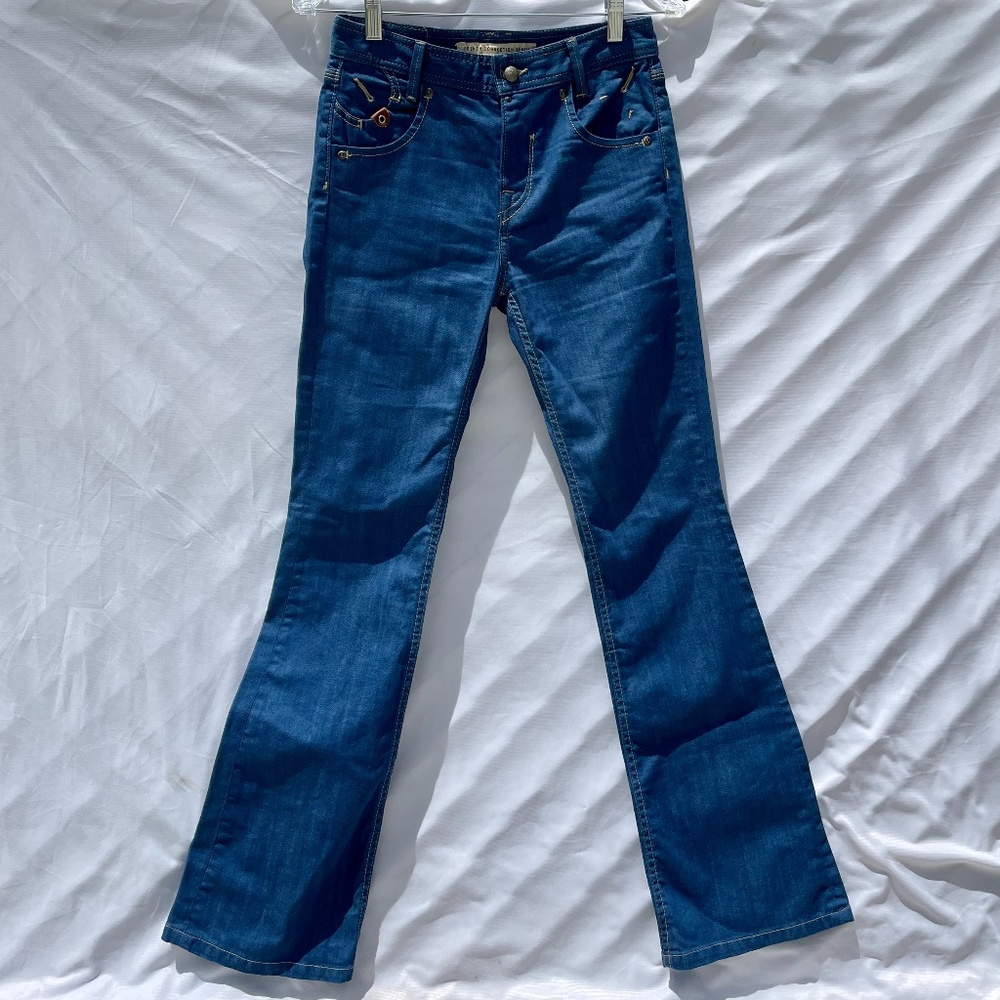 French Connection Boot Flare In Solid True Blue - image 1